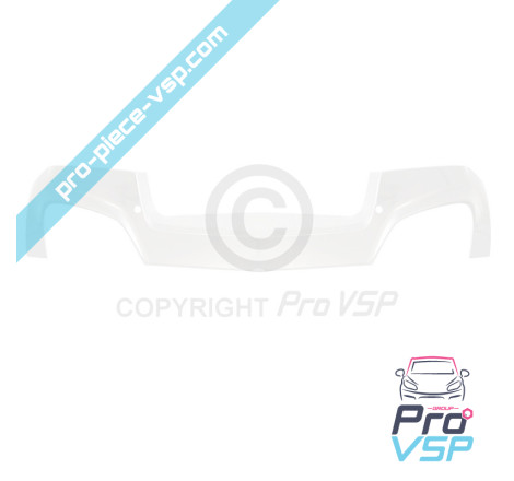 Rear bumper plastron Origin (white)