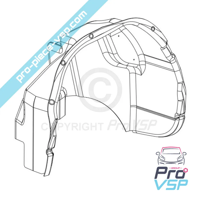 Rear wheel passage origin origin for Chatenet CH46
