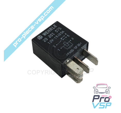 5-pin black relay