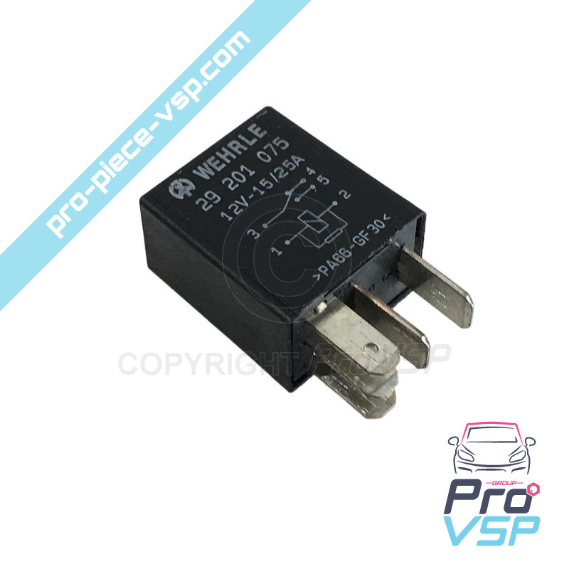 5-pin black relay