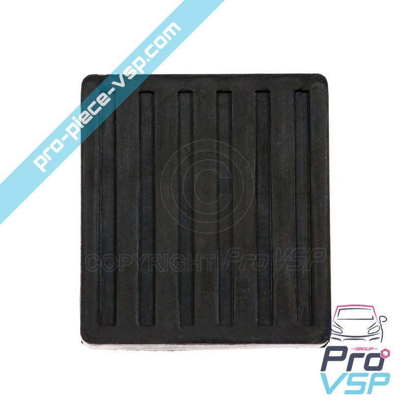 Brake pedal rubber