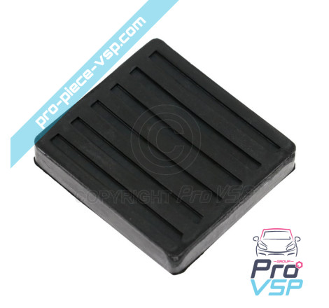 Brake pedal rubber