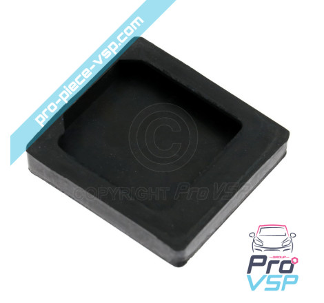 Brake pedal rubber