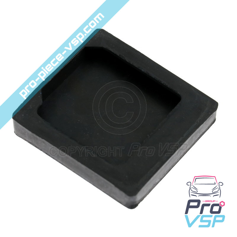 Brake pedal rubber