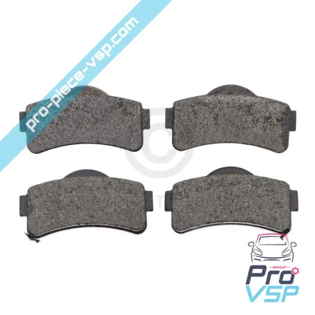 Front brake pads adaptable for Aixam Chatenet Bellier
