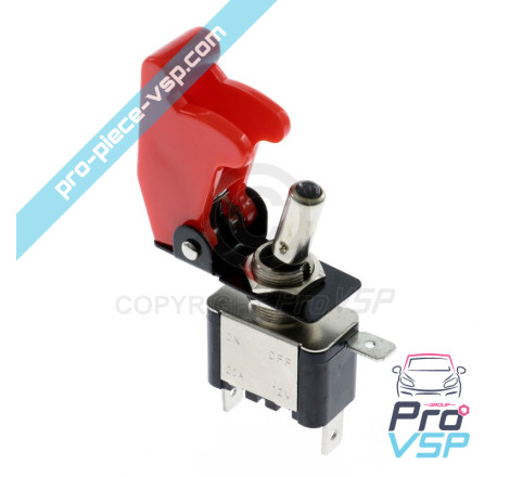 Red Aviation Type Switch