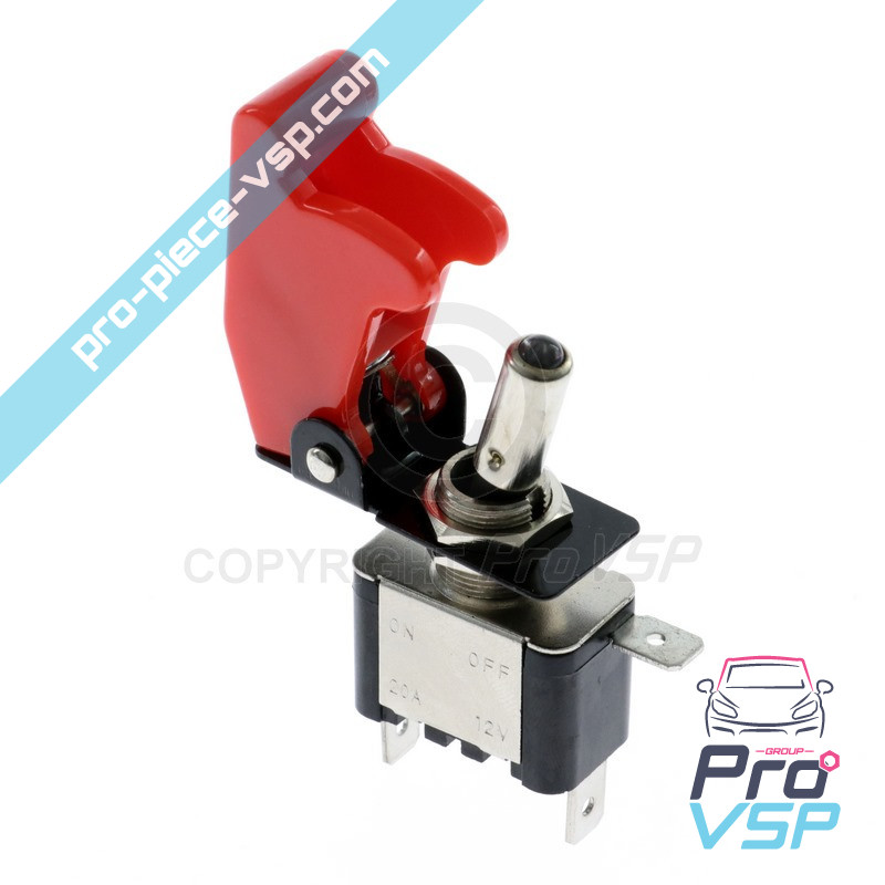 Red Aviation Type Switch