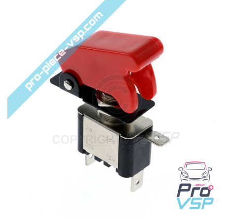 Red Aviation Type Switch