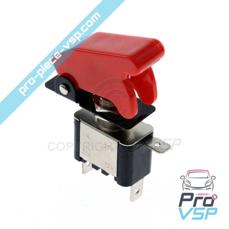 Red Aviation Type Switch