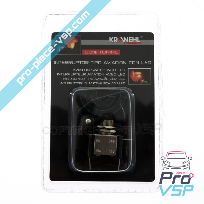 Black aviation switch