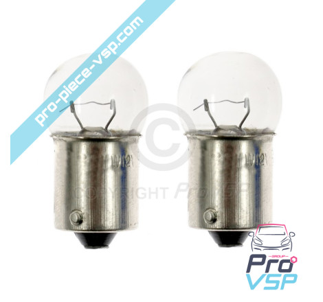Lampadine sul retro