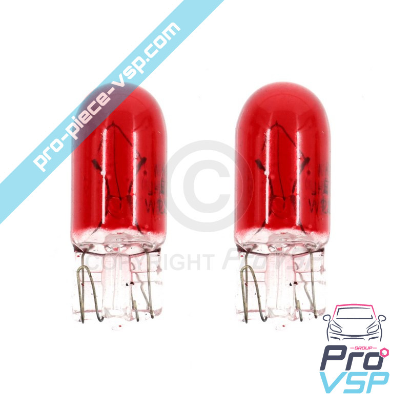 Red light bulbs