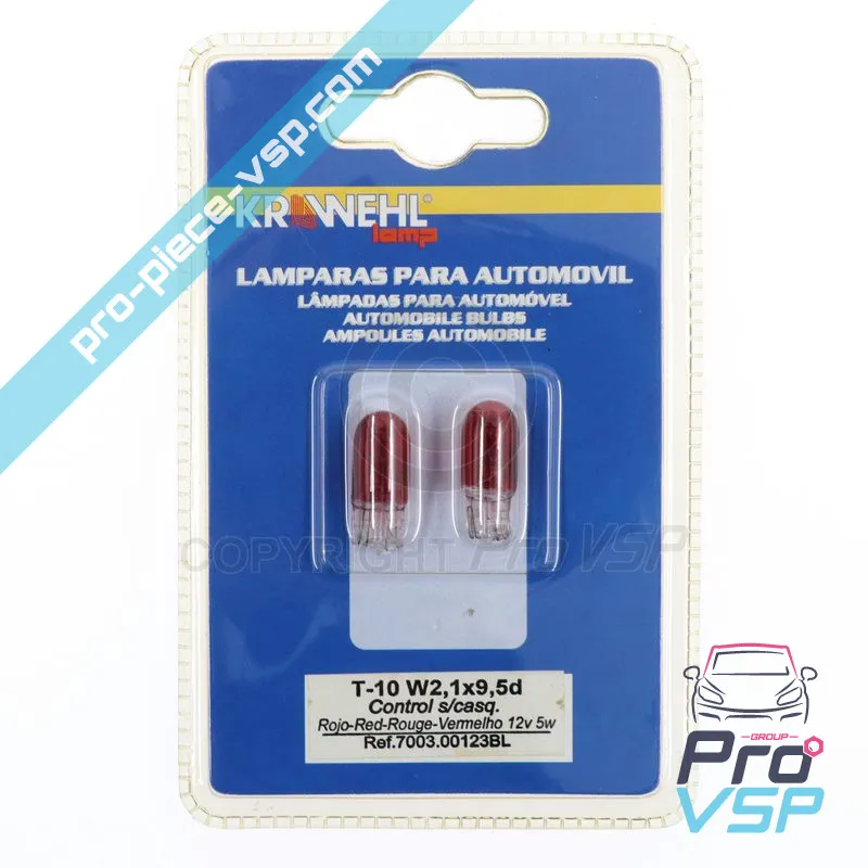 Ampoule rouge de veilleuse Ampoule rouge de veilleuse