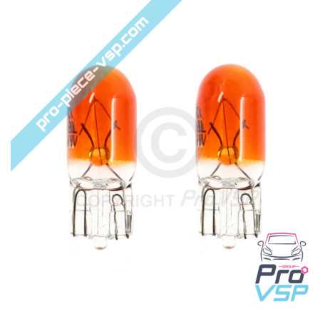 Ampoule orange de veilleuse