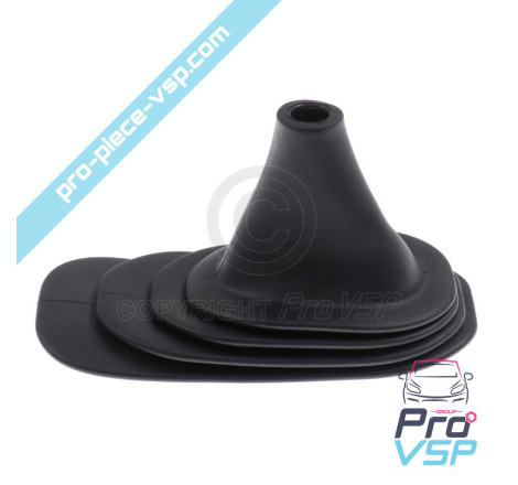 Speed lever bellows