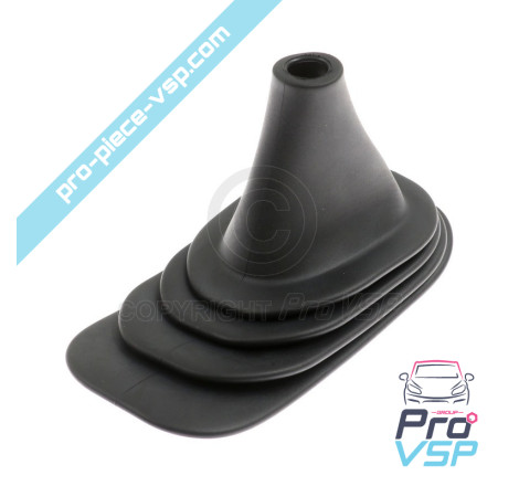 Speed lever bellows