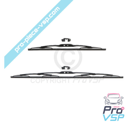 Front wiper blade