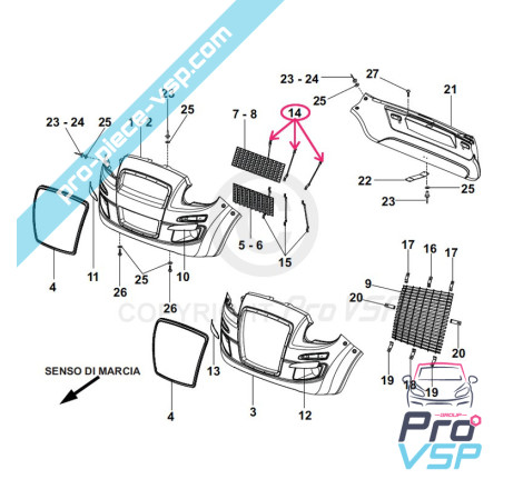 Front bumper left