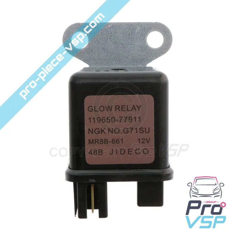 Preheating relay