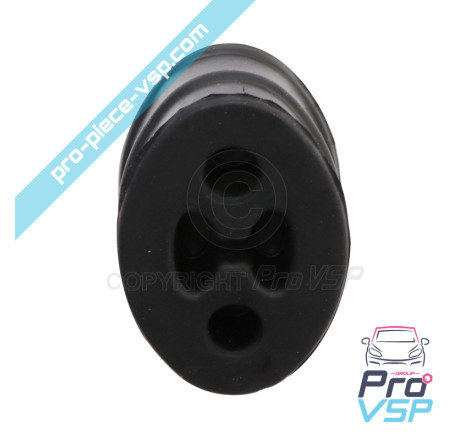 Silent exhaust block