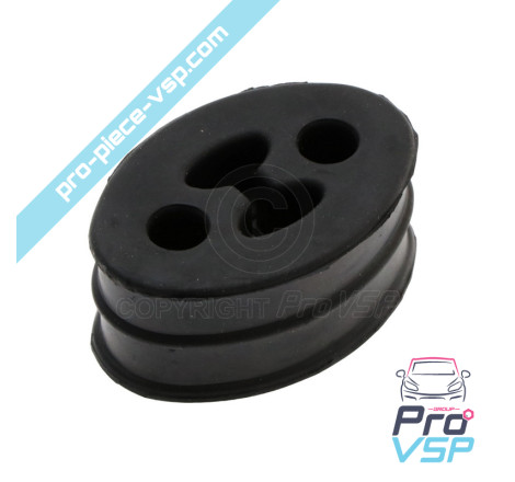 Silent exhaust block