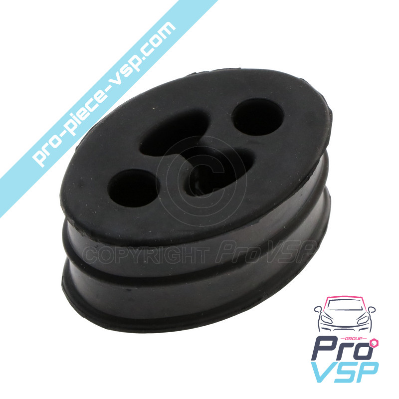 Silent exhaust block