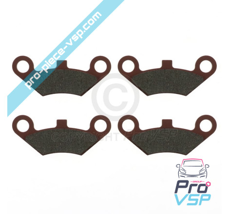 Plaquettes de frein arrière pour Ligier Pulse 3 Staby