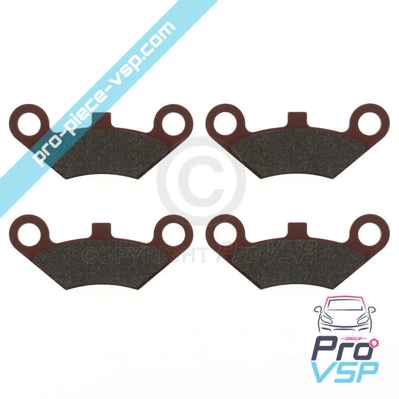 Rear brake pads