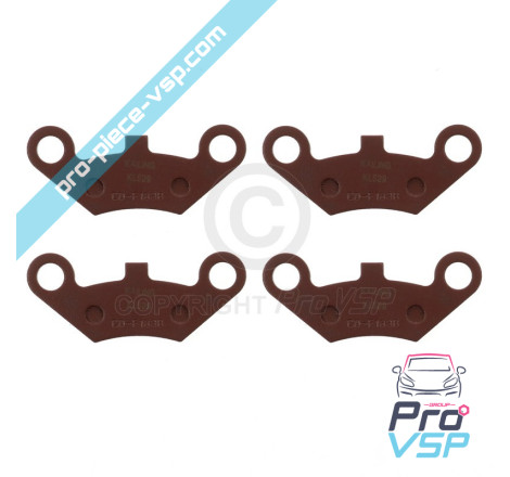 Plaquettes de frein arrière pour Ligier Pulse 3 Staby