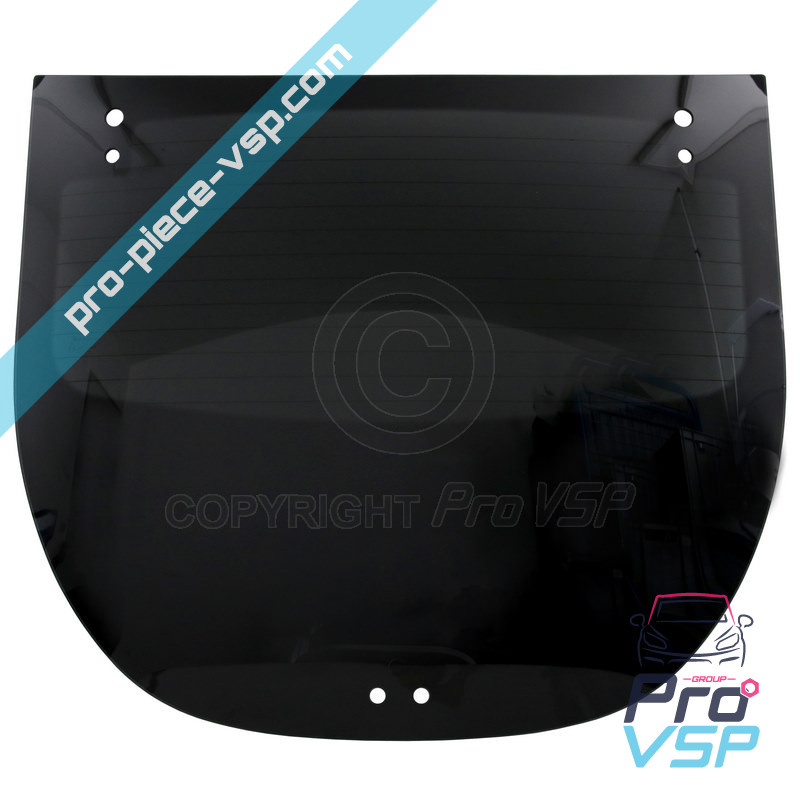 Tinted rear window