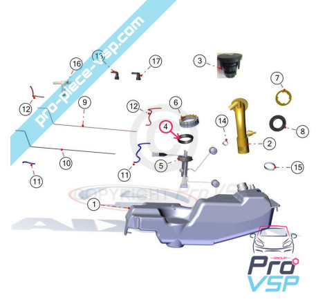 Fuel gauge gasket