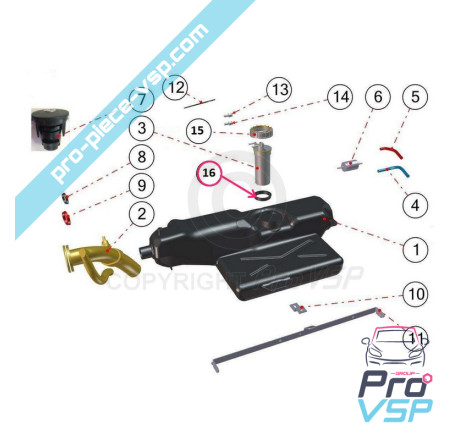 Fuel gauge gasket