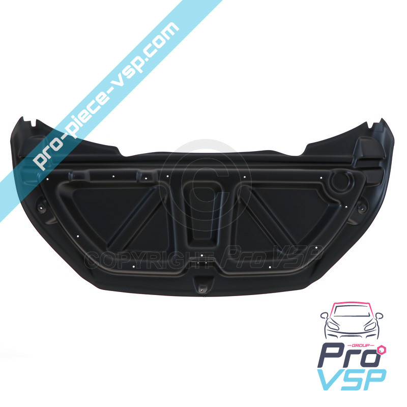 Inside hood lining