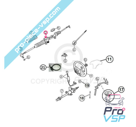 Steering rack