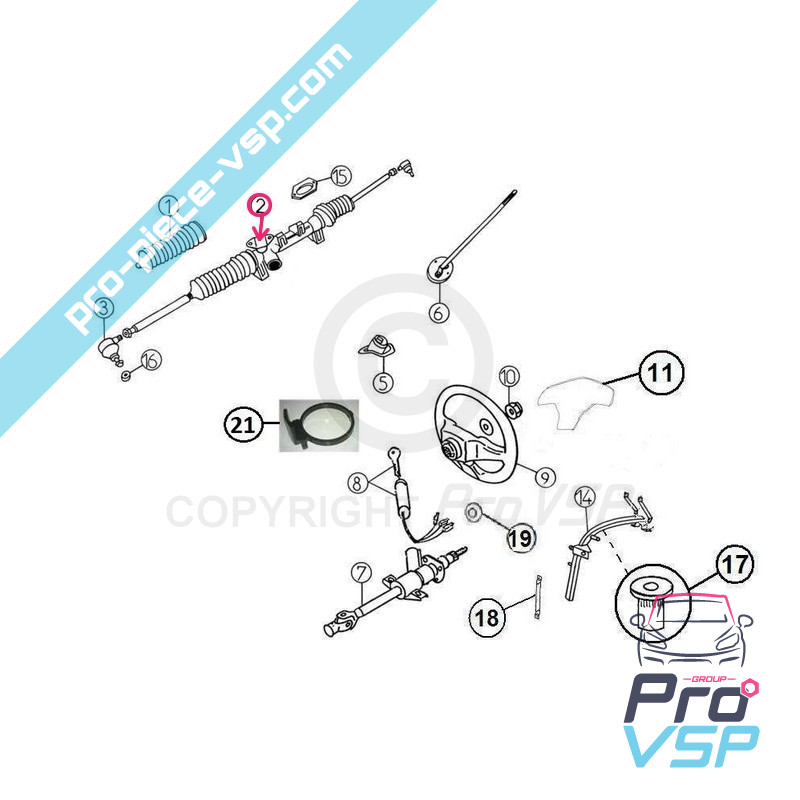 Steering rack