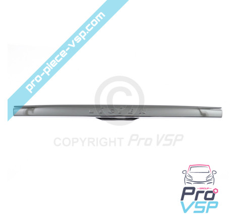 Chrome tailgate baguette