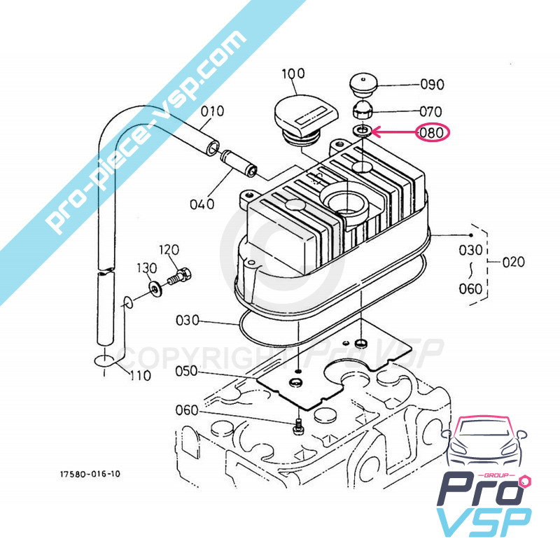 Rocker cover screw seal