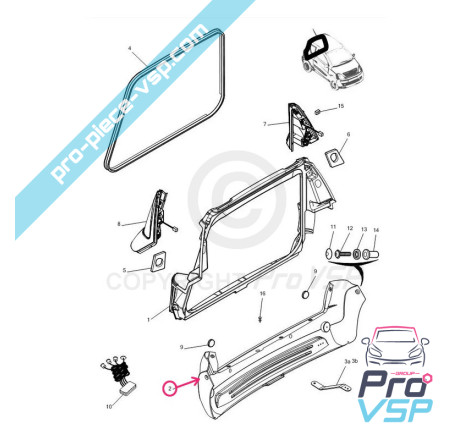 Rear bumper