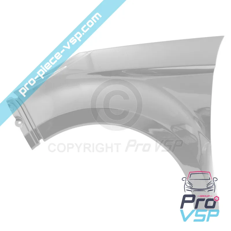 Frontul din stânga aripa originală (Gri de argint metalizat) pentru Aixam Emotion