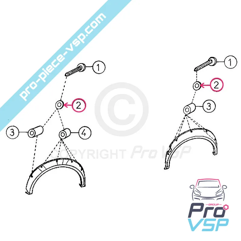 Wing Extension Fixing Washer