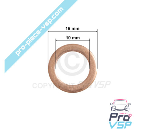 Original brake hose seal / 10x15x1.5 mm