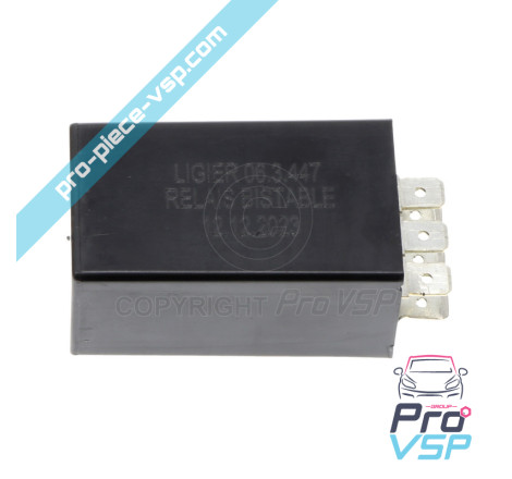 Relé bedable preto para Ligier Microcar Dué