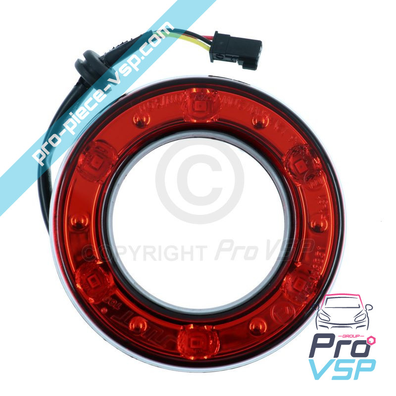 Entourage of the rear light