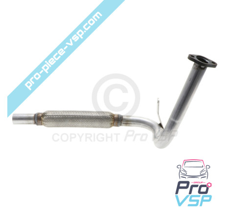 Exhaust manifold with flexible