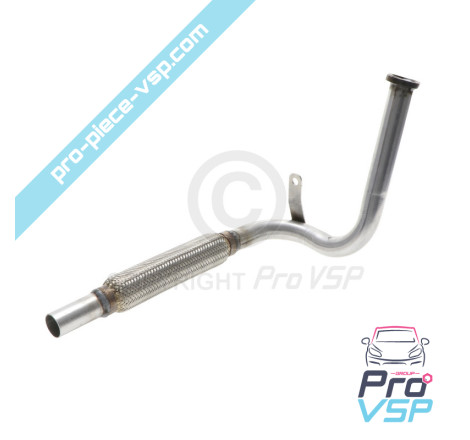 Exhaust manifold with flexible