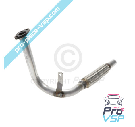 Exhaust manifold with flexible