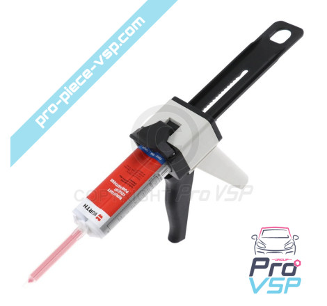 Gun for bi glue-component