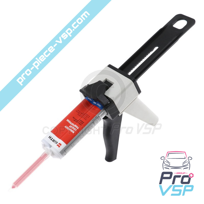 Gun for bi glue-component