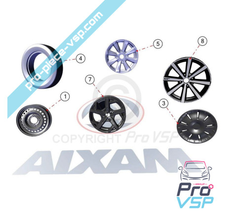 16 inch aluminum rim