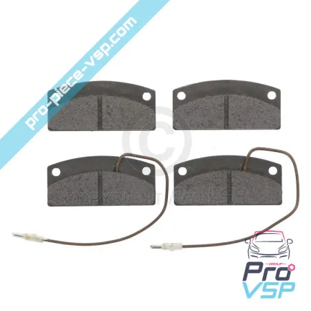 Front brake pads Origin for Microcar Virgo Mc1 Mc2